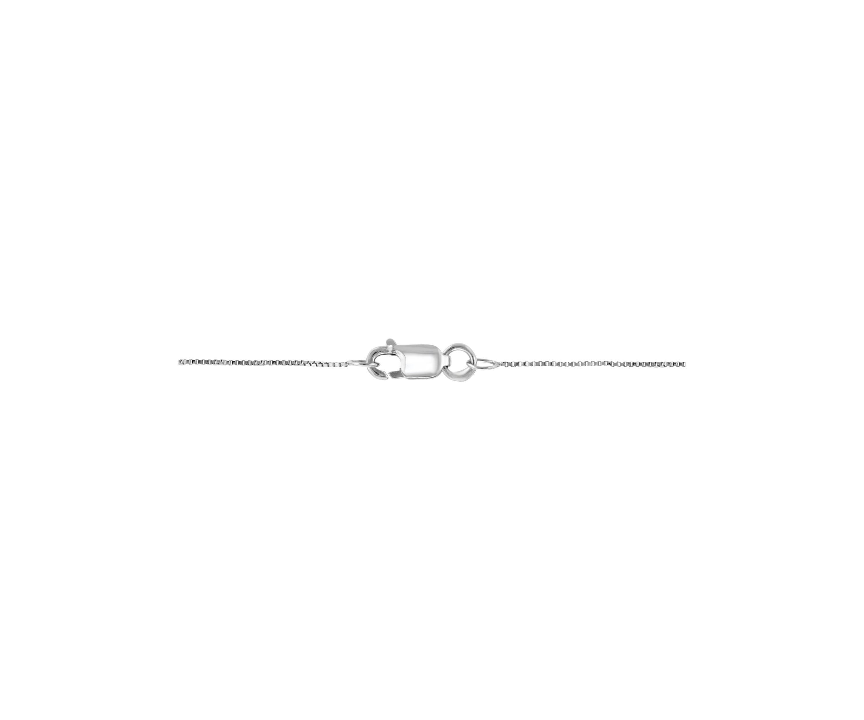 Sterling Silver Diamond Pendant 