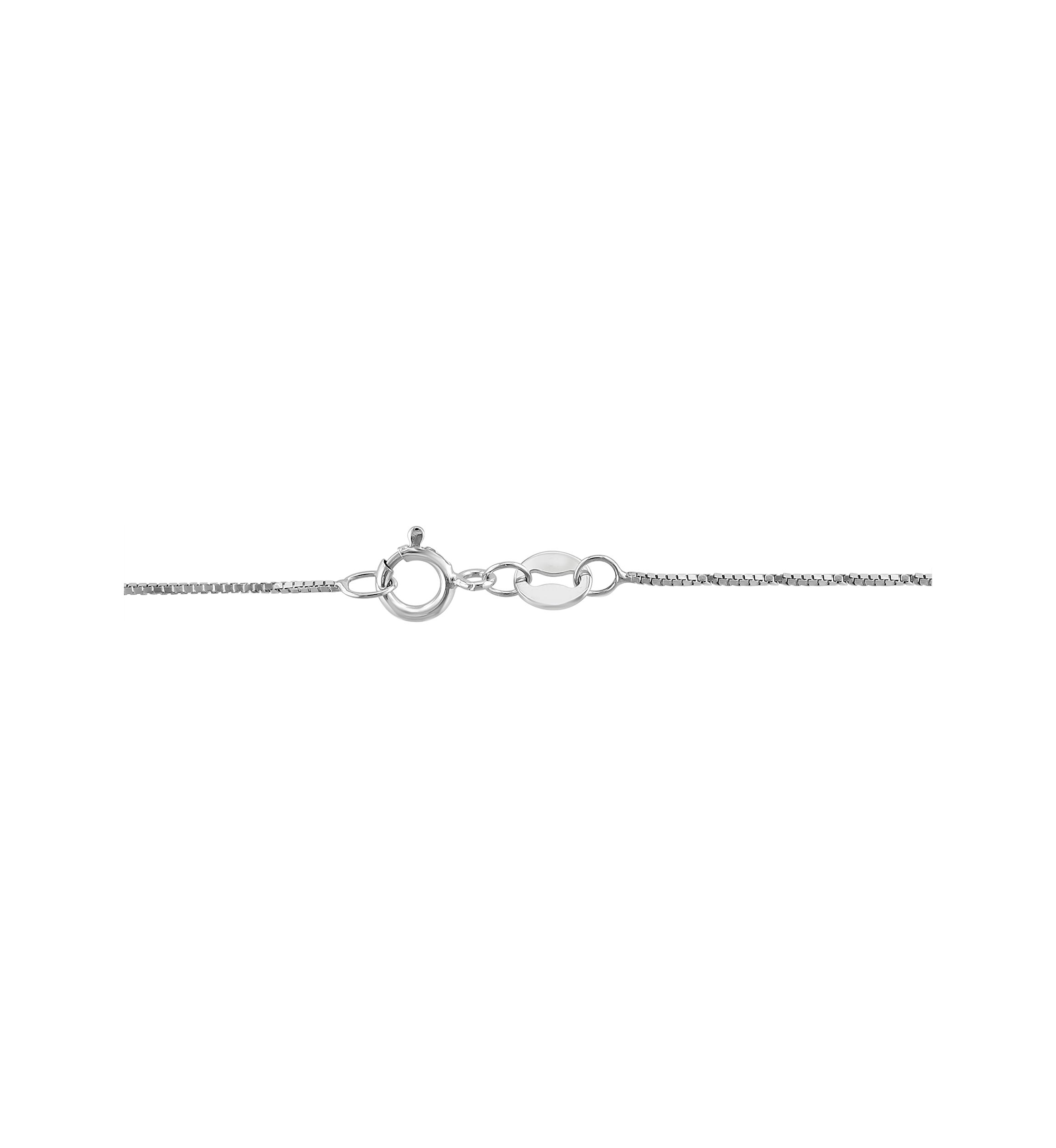  1/5 ct. t.w.  Miracle Set Diamond Starfish Pendant Necklace in Sterling Silver 