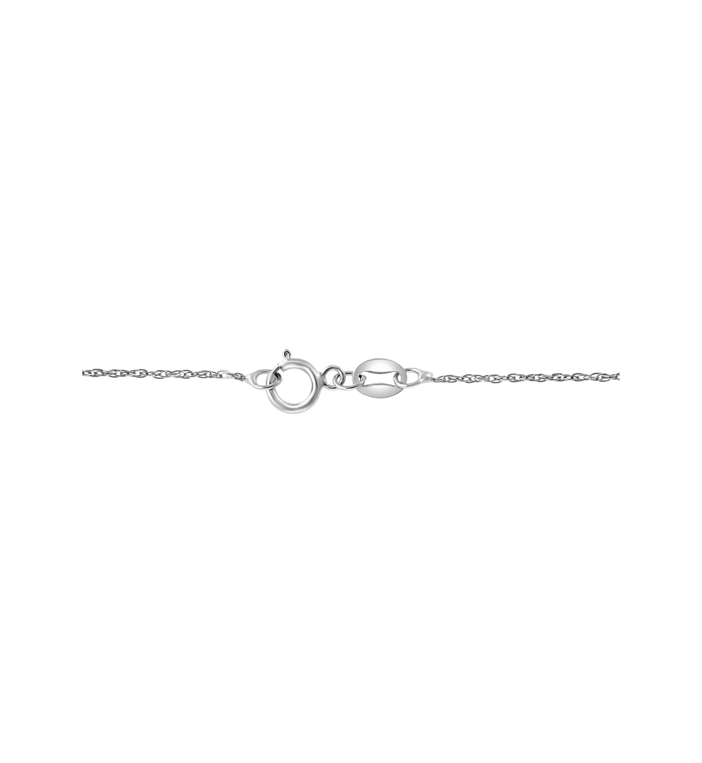 Sterling Silver  1/2 ct. t.w Diamond Heart Necklace
