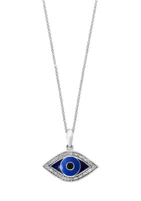 Effy Sterling Silver Diamond Necklace
