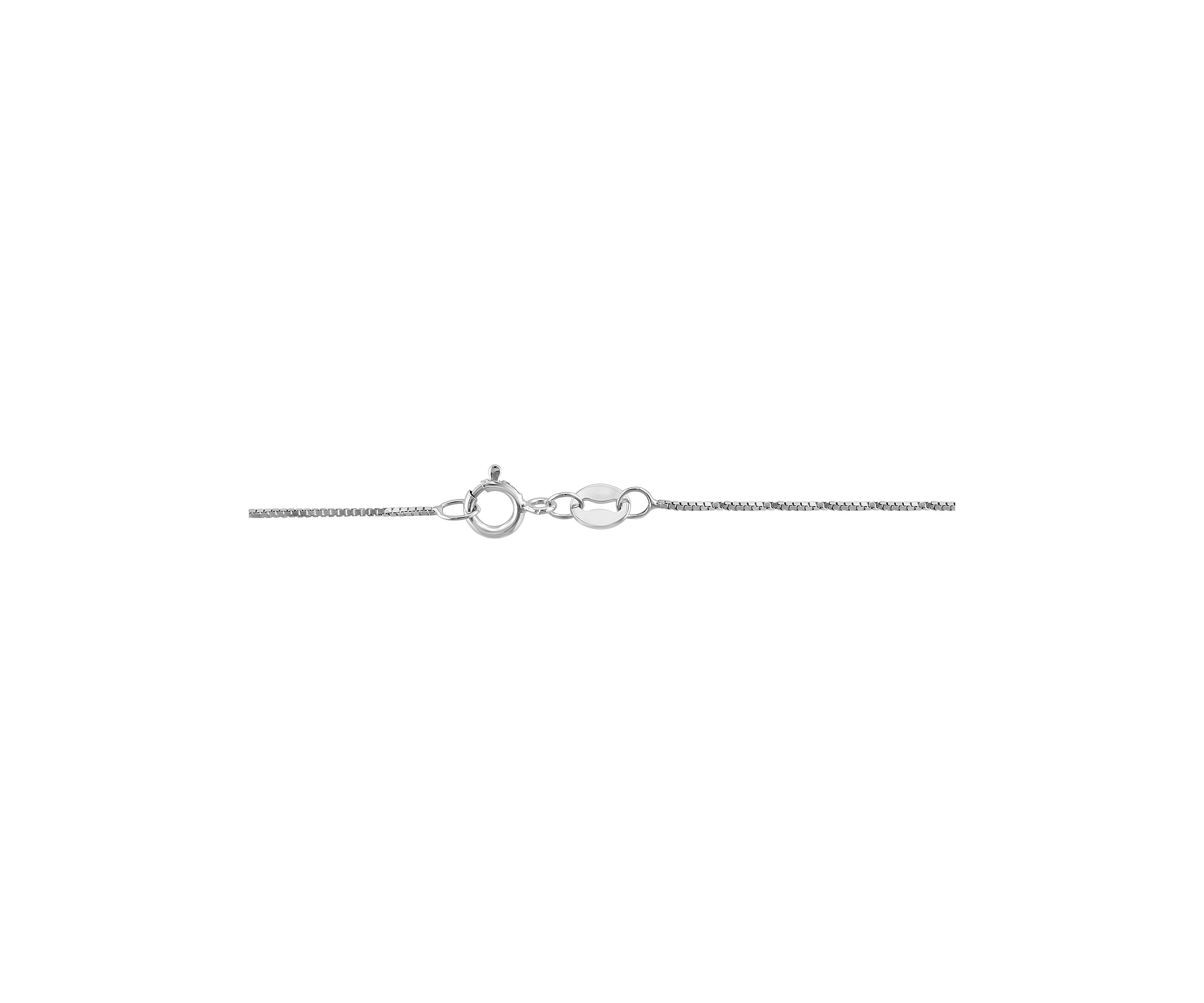 Sterling Silver Diamond Love Knot Pendant Necklace 