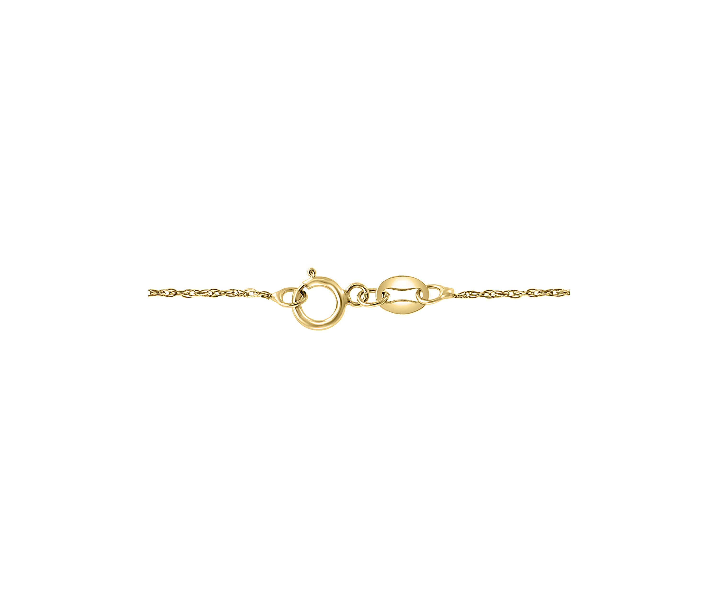 1/8 ct. t.w. Diamond Heart Pendant Necklace in Gold Over Sterling Silver