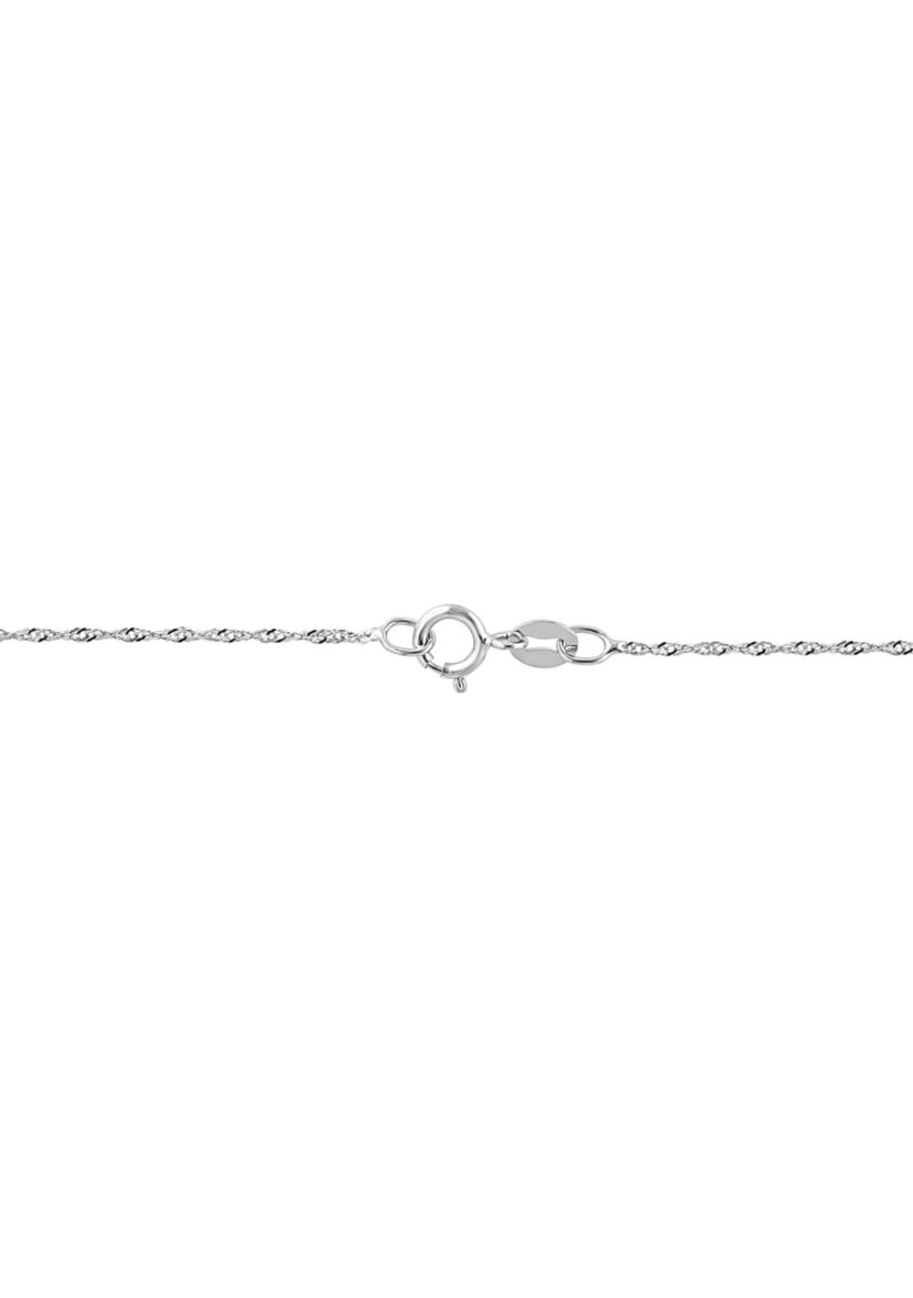 Miracle Set Diamond Pendant Necklace in Sterling Silver