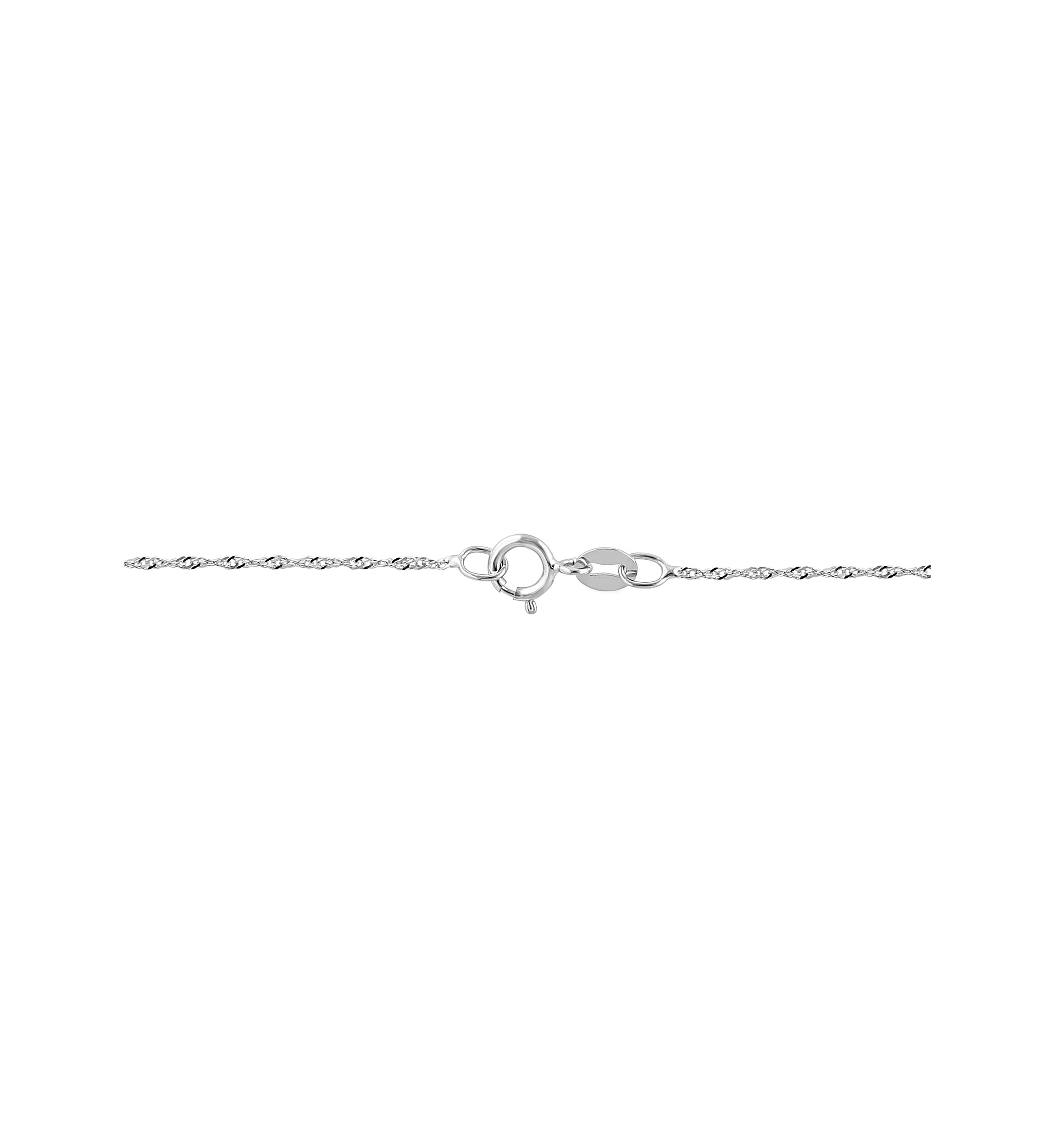 925 Silver Diamond Pendant Necklace