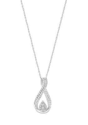 Effy Sterling Silver Diamond Pendant