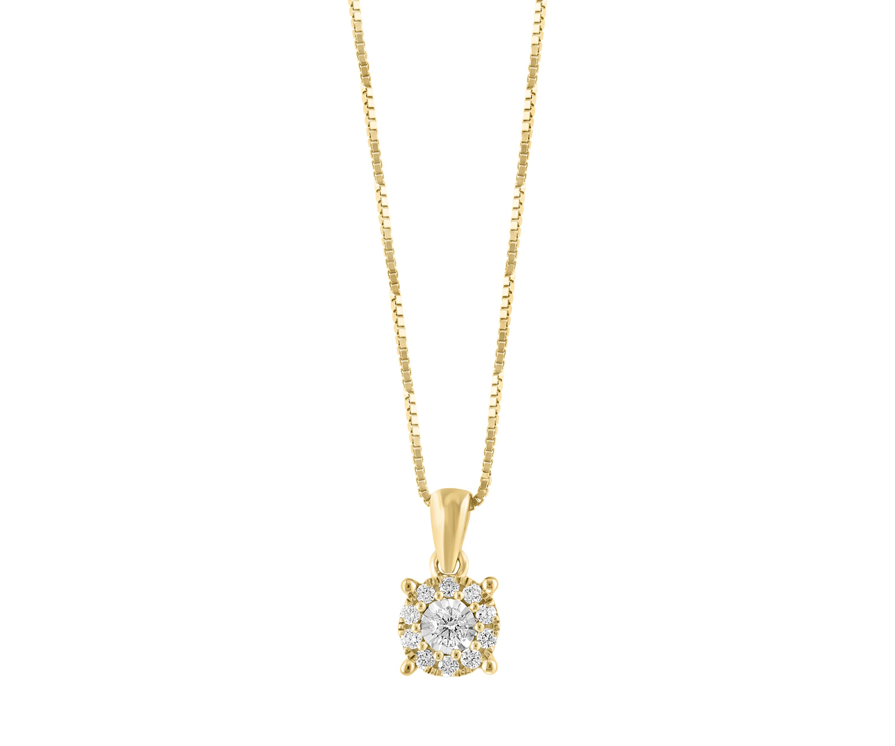 1/2 ct. t.w. Diamond Earrings and Necklace Set in Gold Over Sterling Silver