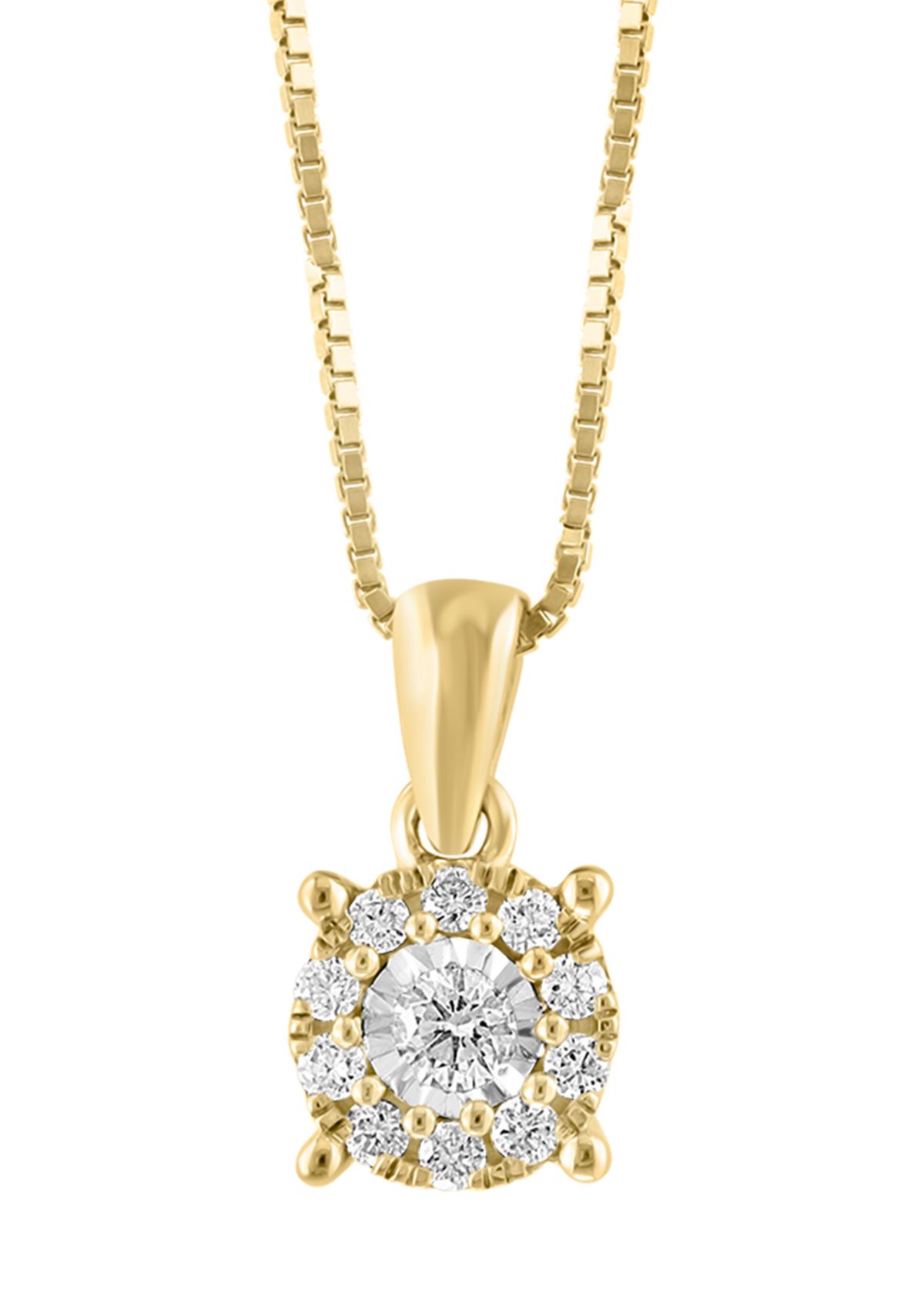 1/2 ct. t.w. Diamond Earrings and Necklace Set in Gold Over Sterling Silver