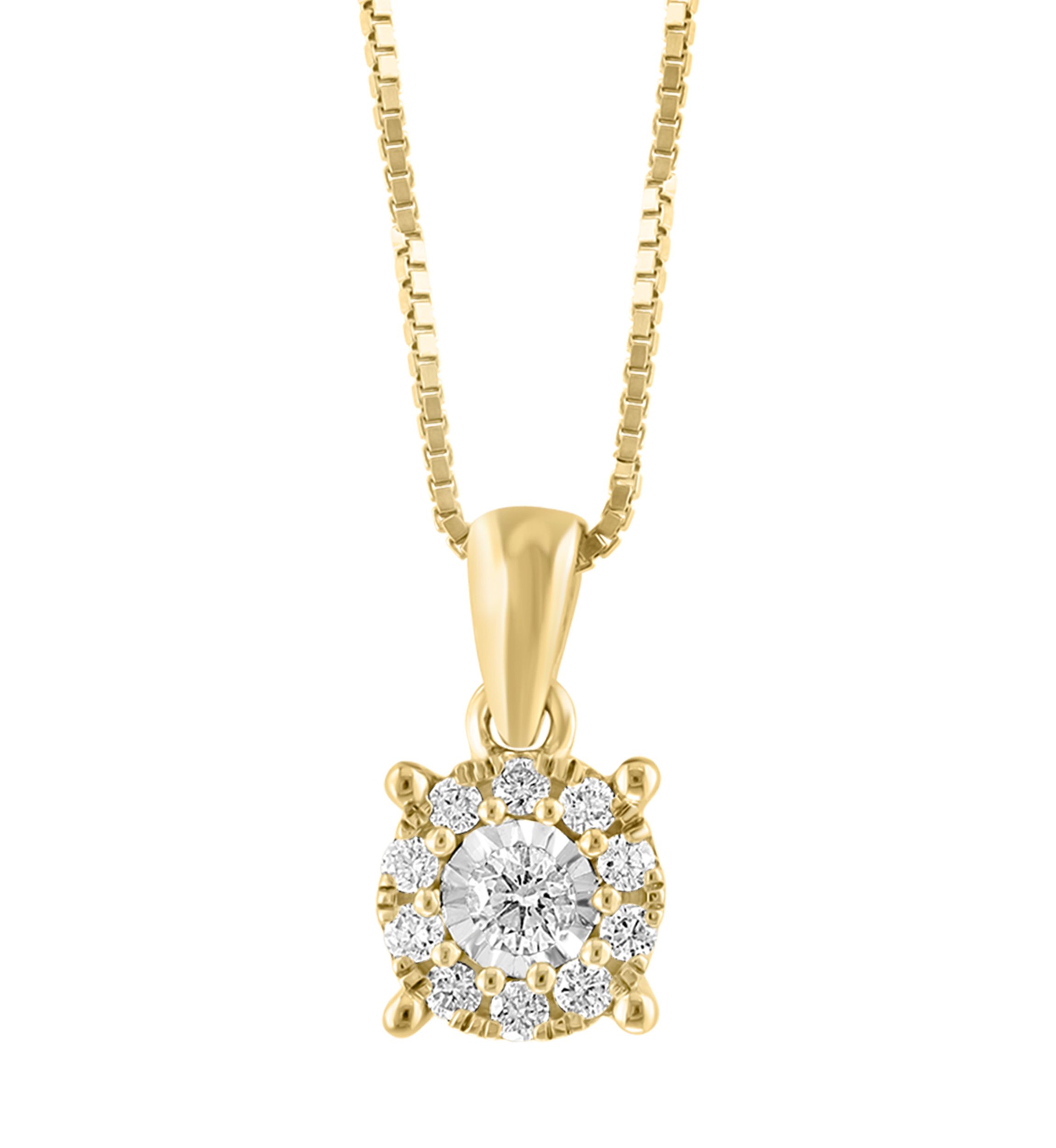 1/2 ct. t.w. Diamond Earrings and Necklace Set in Gold Over Sterling Silver