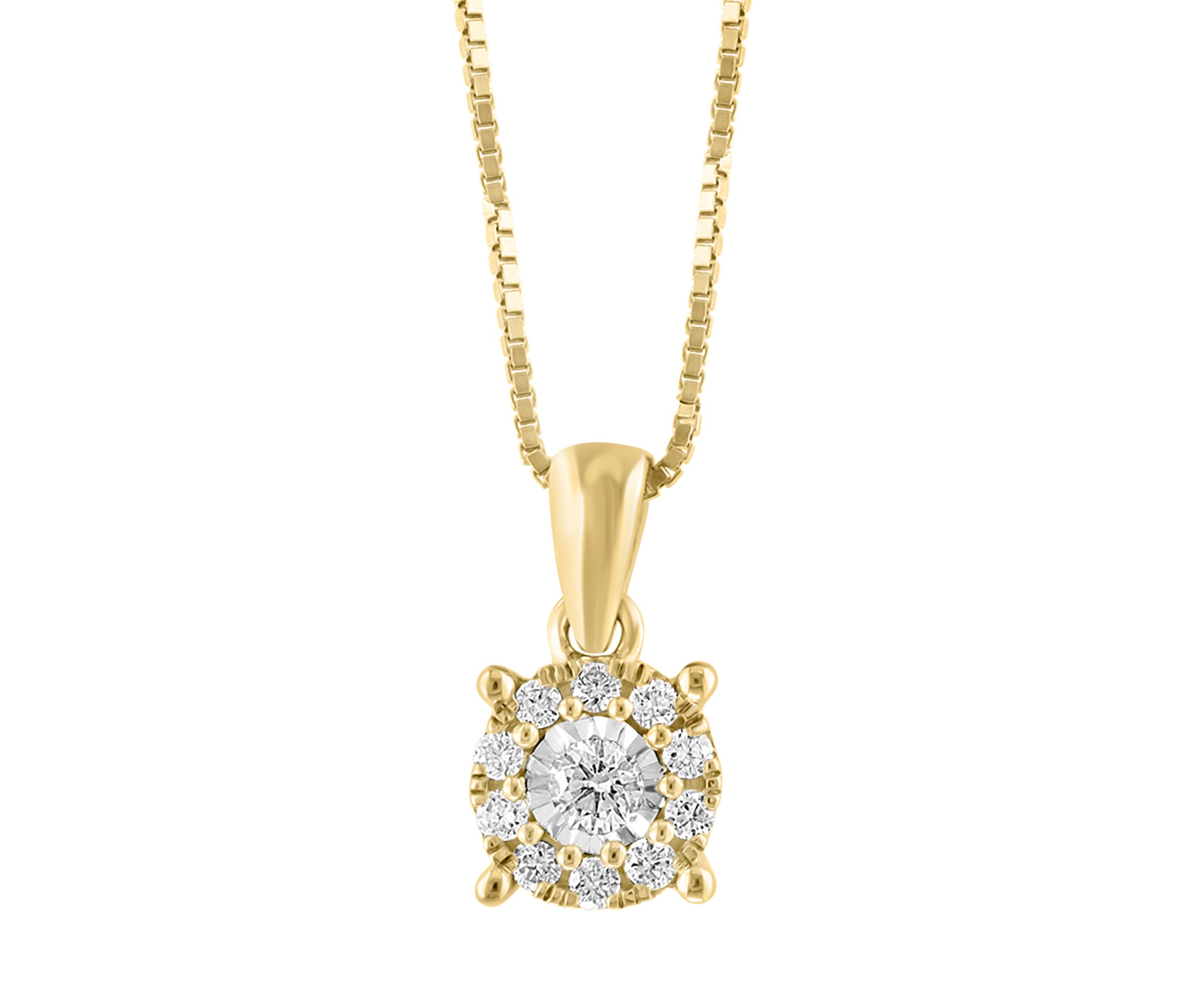 1/2 ct. t.w. Diamond Earrings and Necklace Set in Gold Over Sterling Silver