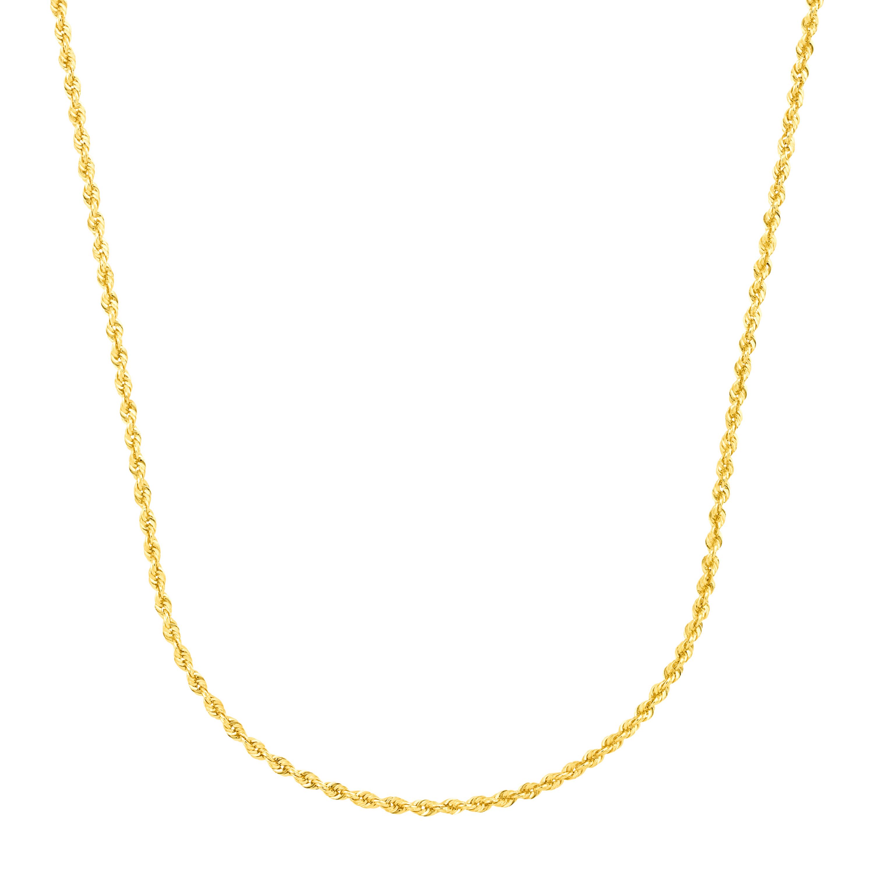14K Yellow Gold .14mm Rope Chain