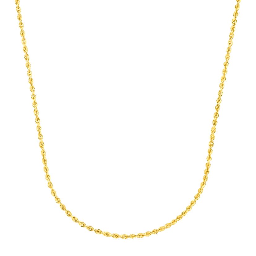 14K Yellow Gold .14mm Rope Chain
