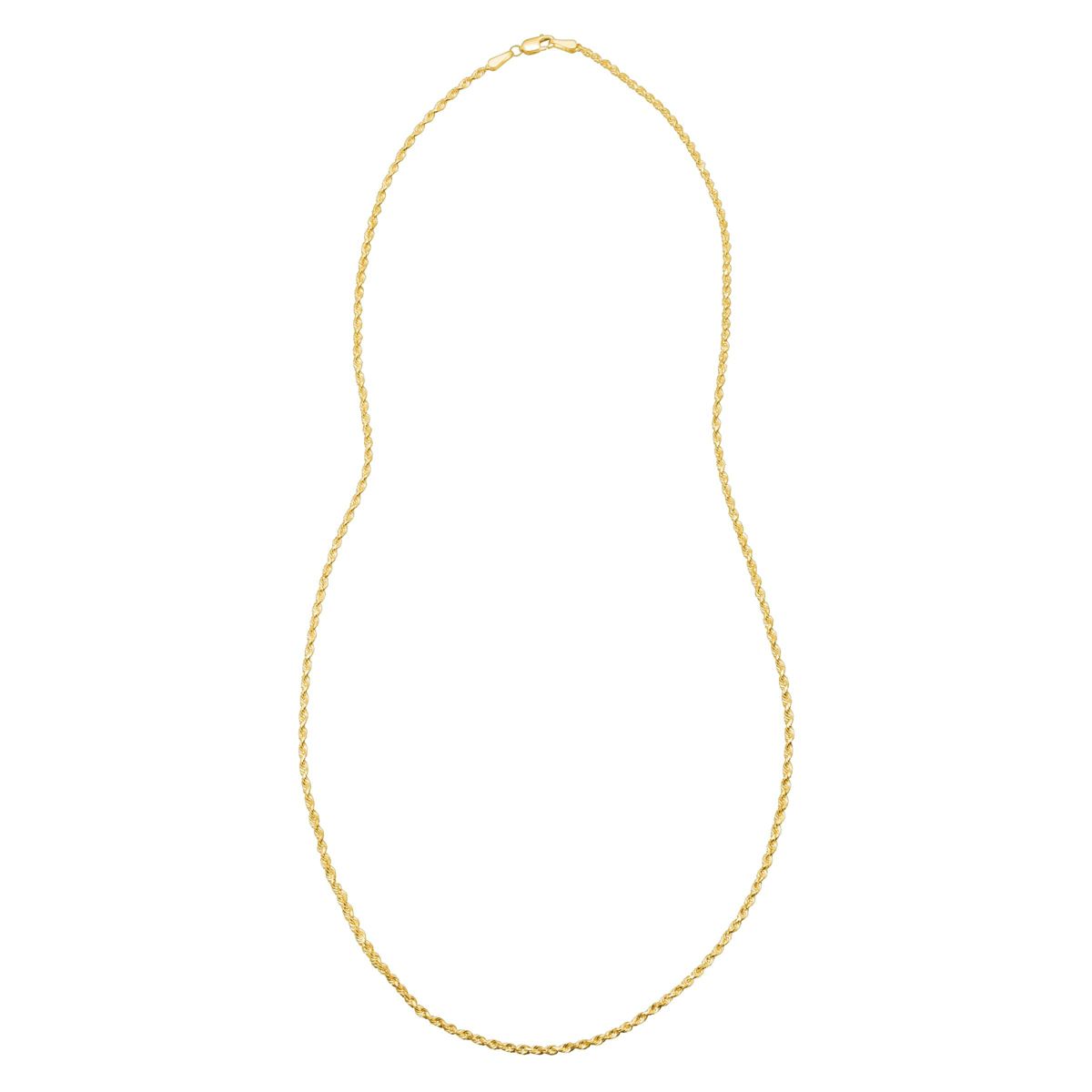 14K Yellow Gold .16mm Rope Chain