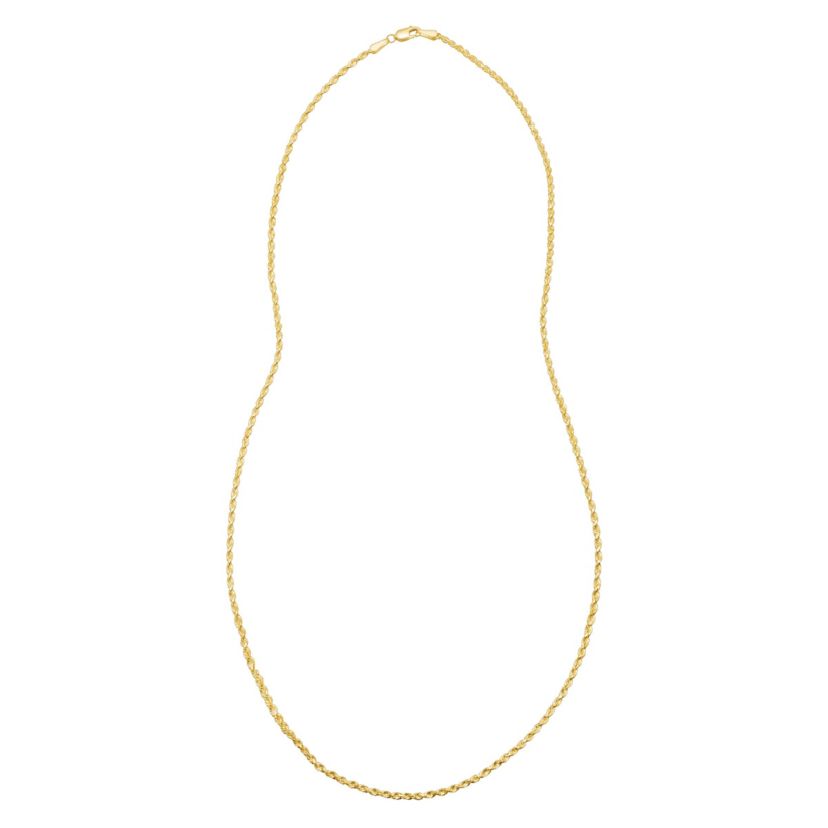 14K Yellow Gold .16mm Rope Chain