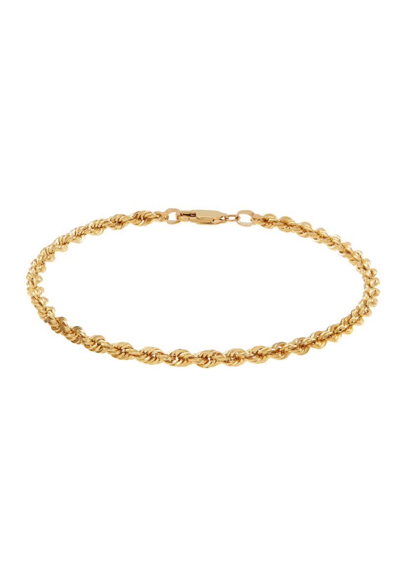 Hollow Becelet in 14K Yellow Gold