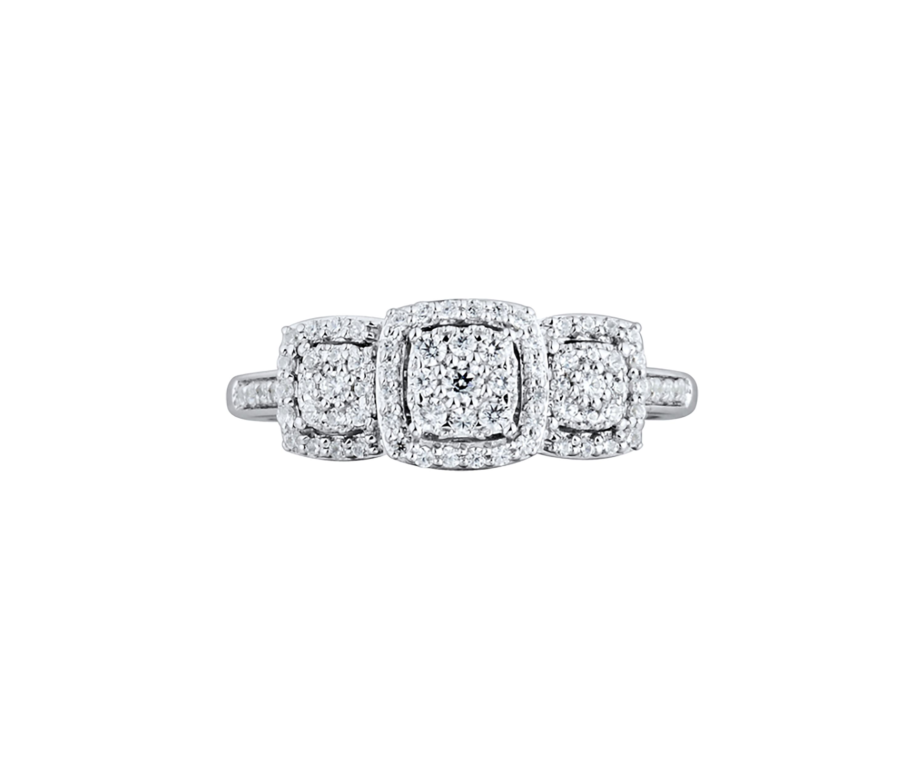 1/3 ct. t.w. Diamond Engagement Ring in 10K White Gold