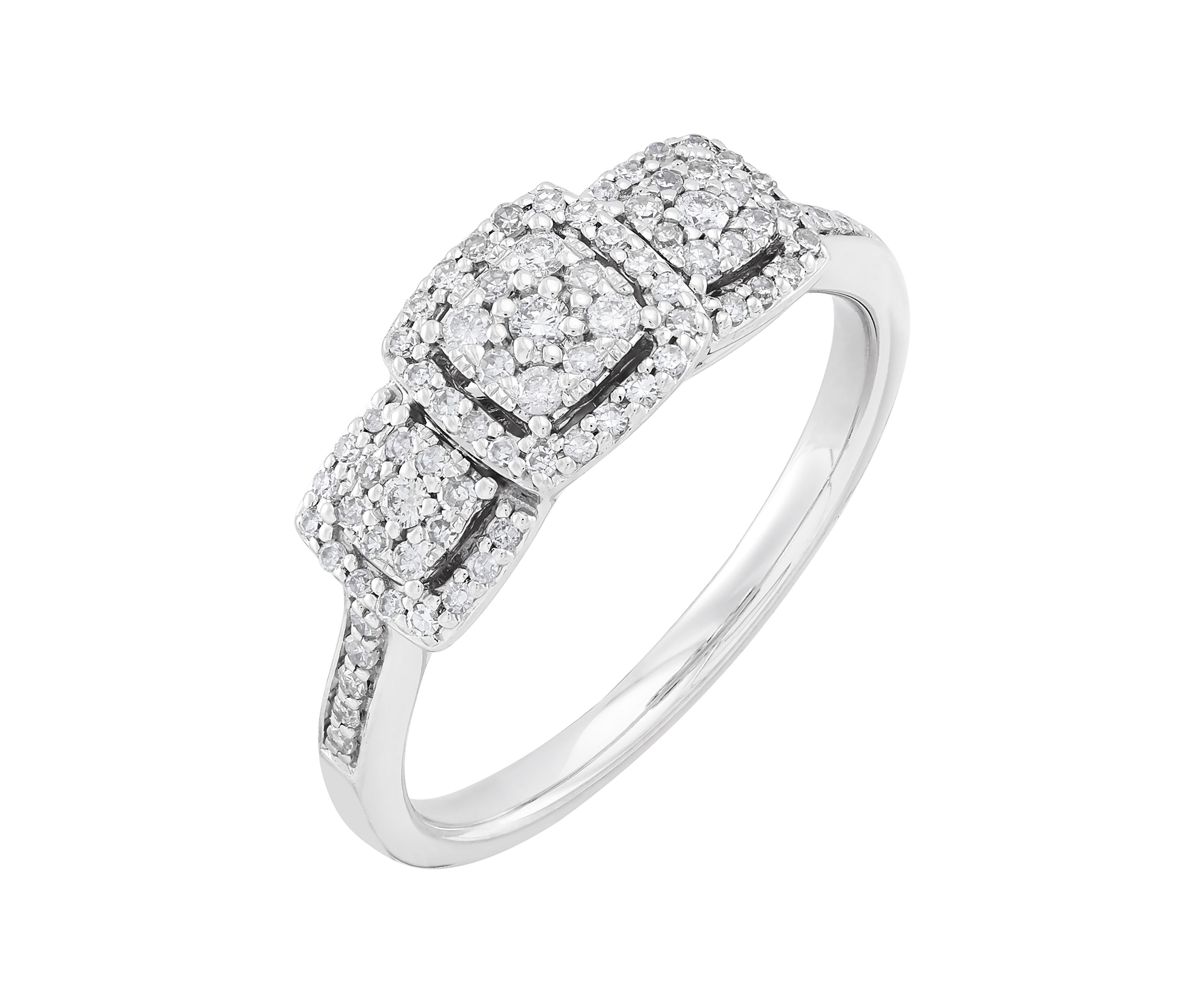 1/3 ct. t.w. Diamond Engagement Ring in 10K White Gold