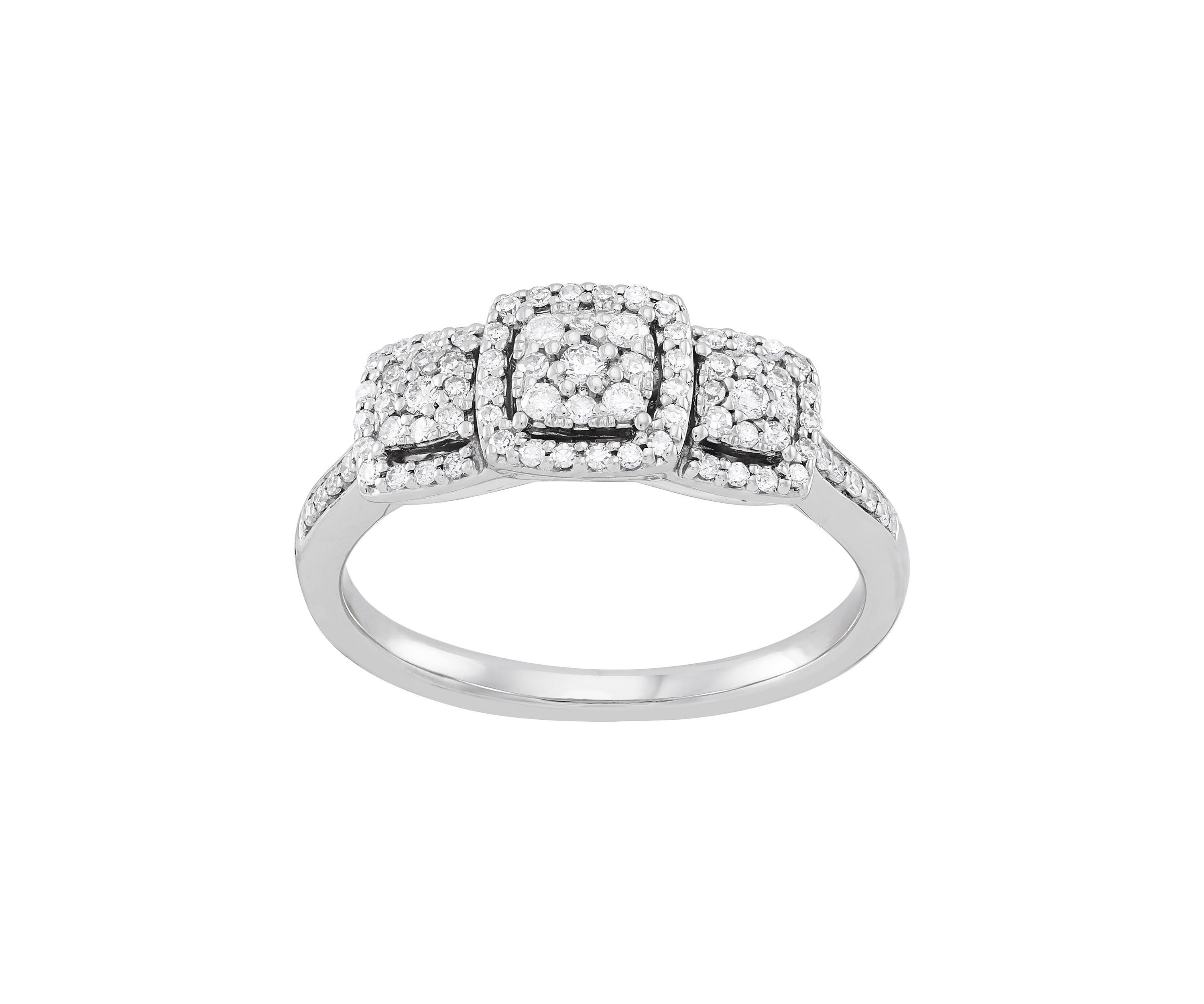 1/3 ct. t.w. Diamond Engagement Ring in 10K White Gold