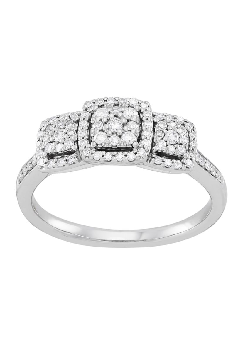 1/3 ct. t.w. Diamond Engagement Ring in 10K White Gold