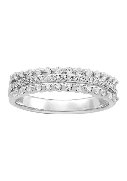 1/3 ct. t.w. Diamond Band Ring in 10K White Gold 