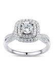 3/4 ct. t.w. Diamond Engagement Ring in 10K White Gold