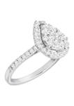 1 ct. t.w. Diamond Engagement Ring in 10K White Gold 