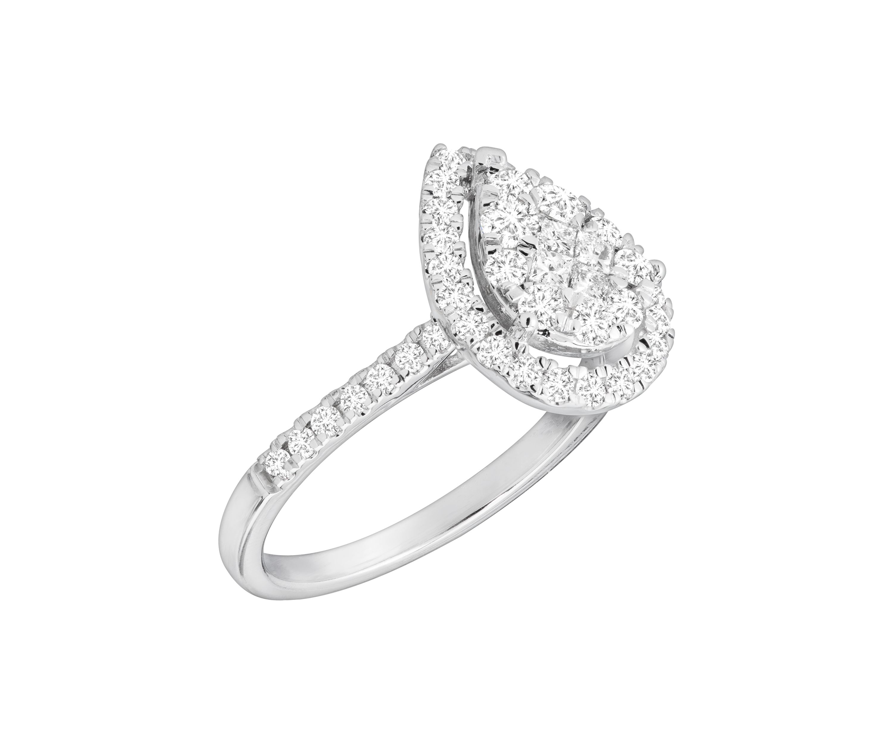 1 ct. t.w. Diamond Engagement Ring in 10K White Gold 