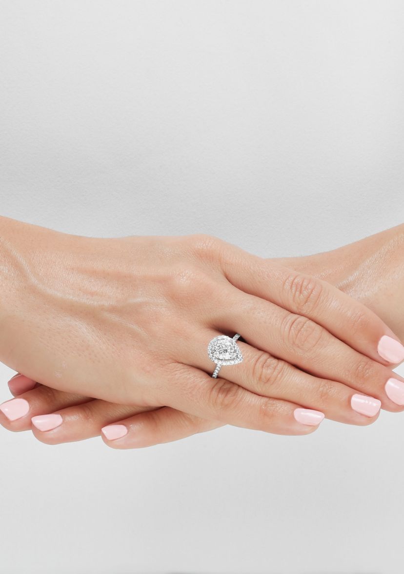 1 ct. t.w. Diamond Engagement Ring in 10K White Gold 