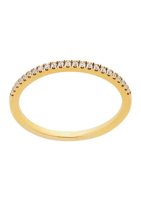 1/10 ct. t.w. Diamond Wedding Ring in 10K Yellow Gold