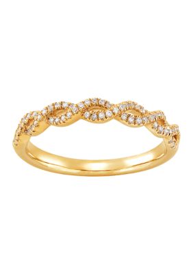 1/5 ct. t.w. Diamond Ring 10K Yellow Gold