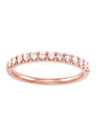 1/3 ct. t.w. Diamond Wedding Ring in 10K Rose Gold