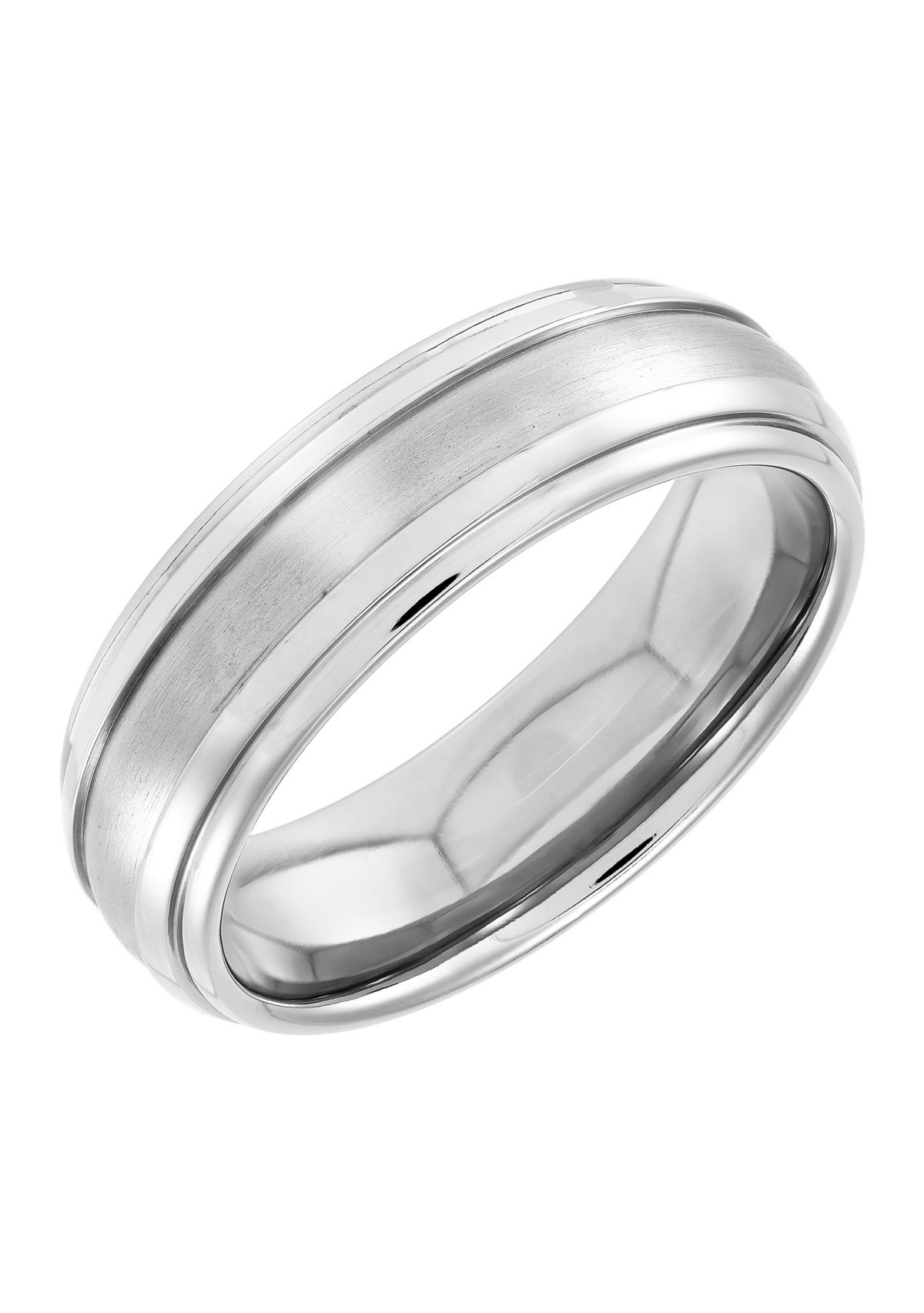 7 Millimeter Gents Band in Titanium 