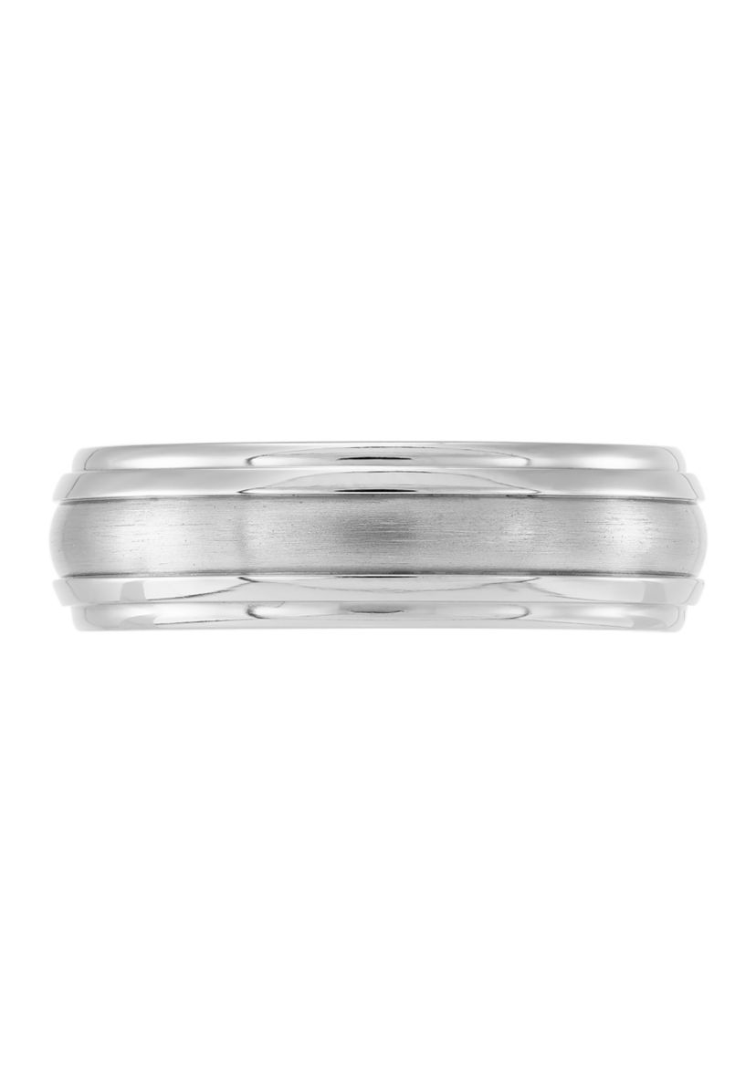 7 Millimeter Gents Band in Titanium 