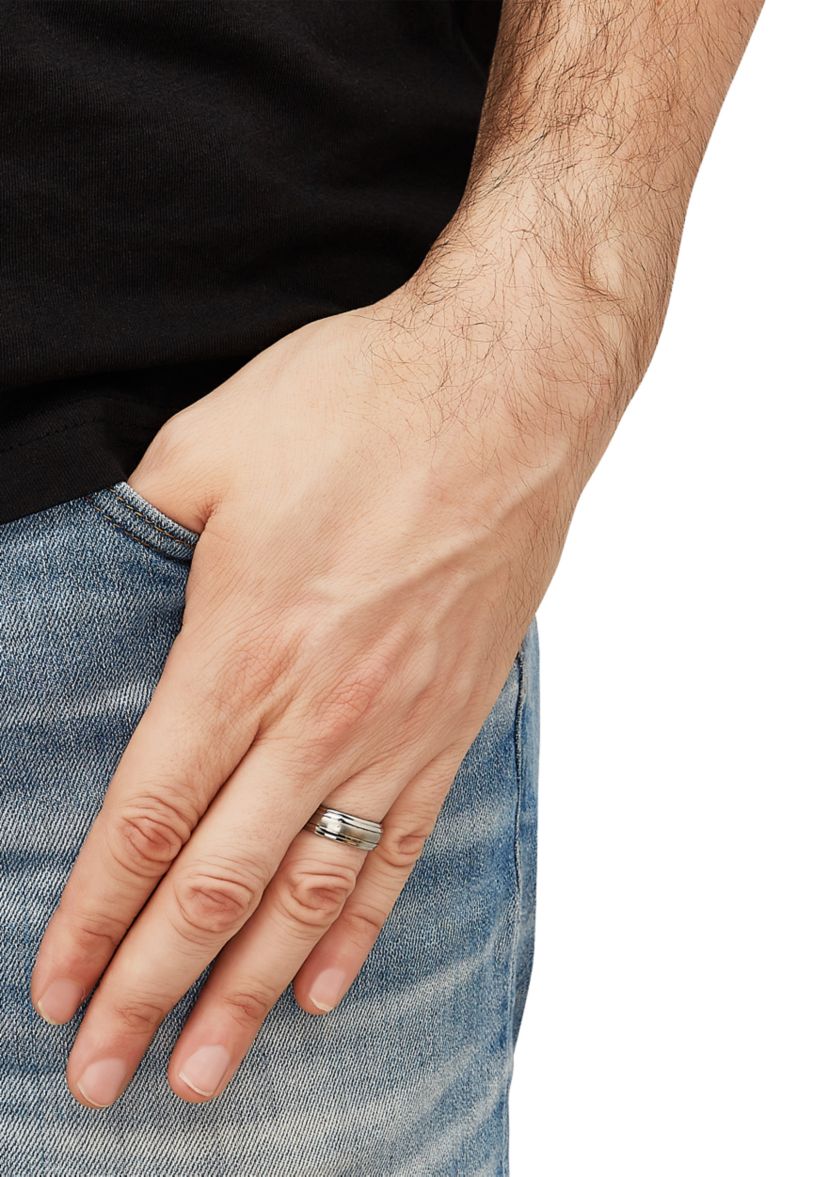 7 Millimeter Gents Band in Titanium 