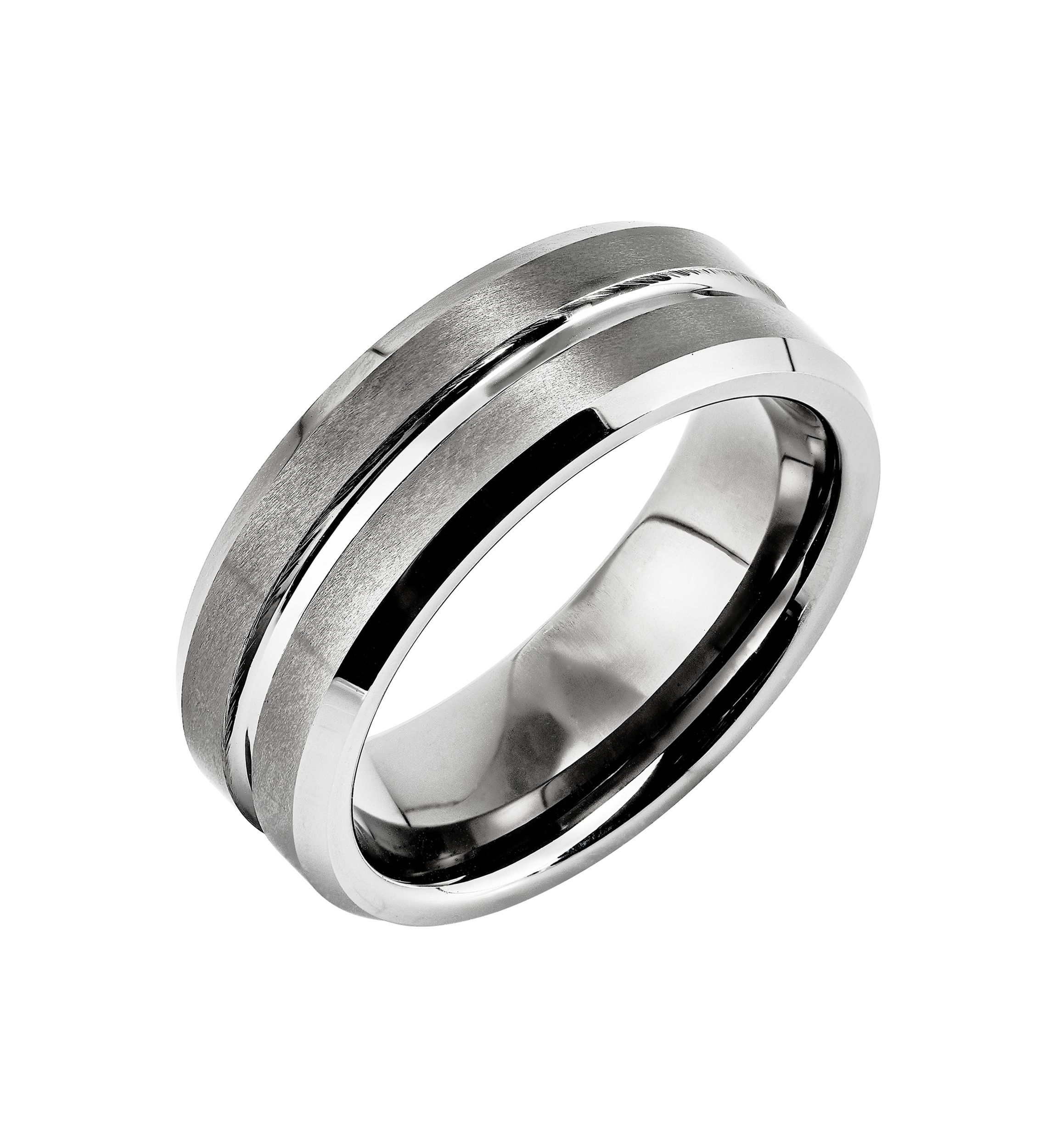 3 Millimeter Gents Band in Tungsten