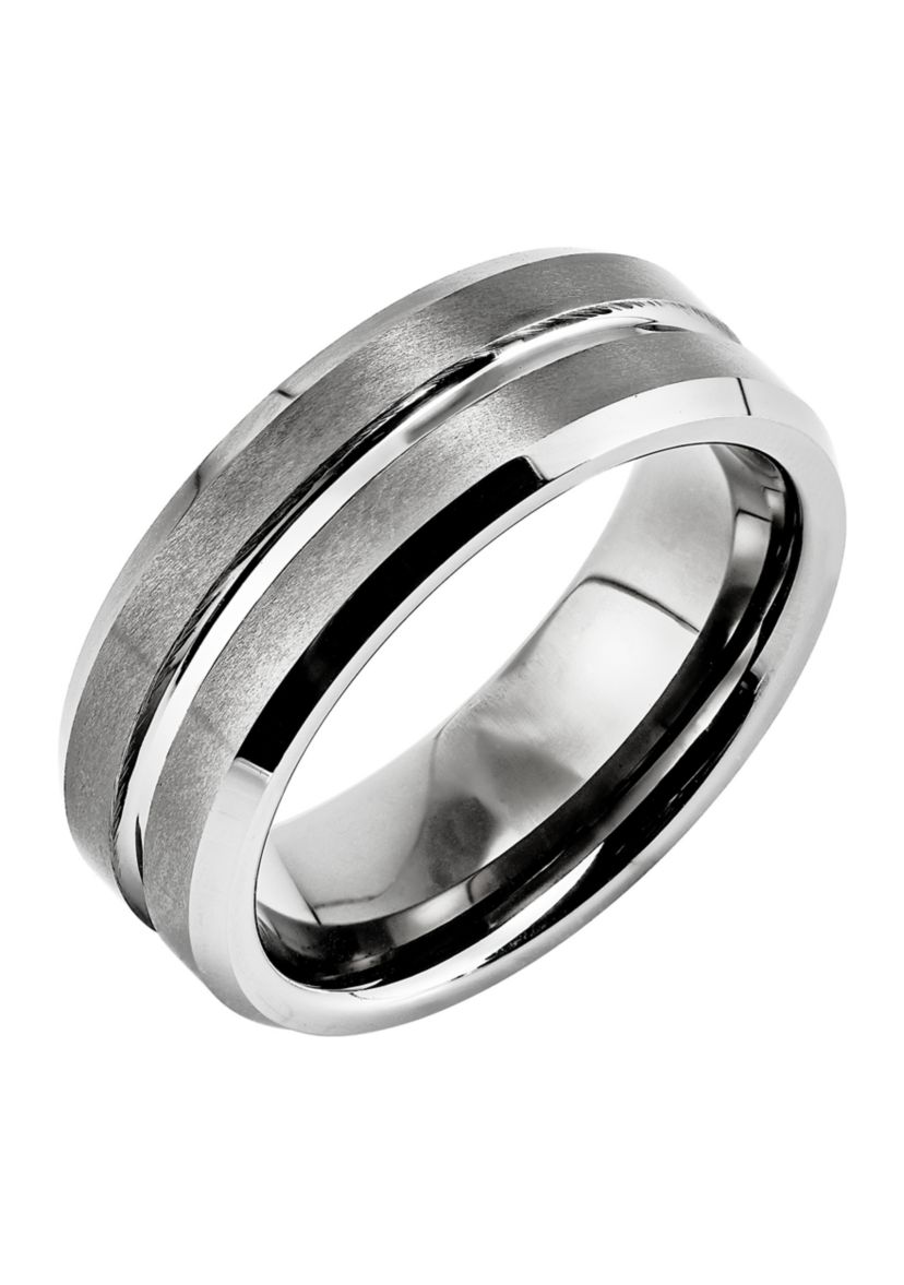3 Millimeter Gents Band in Tungsten