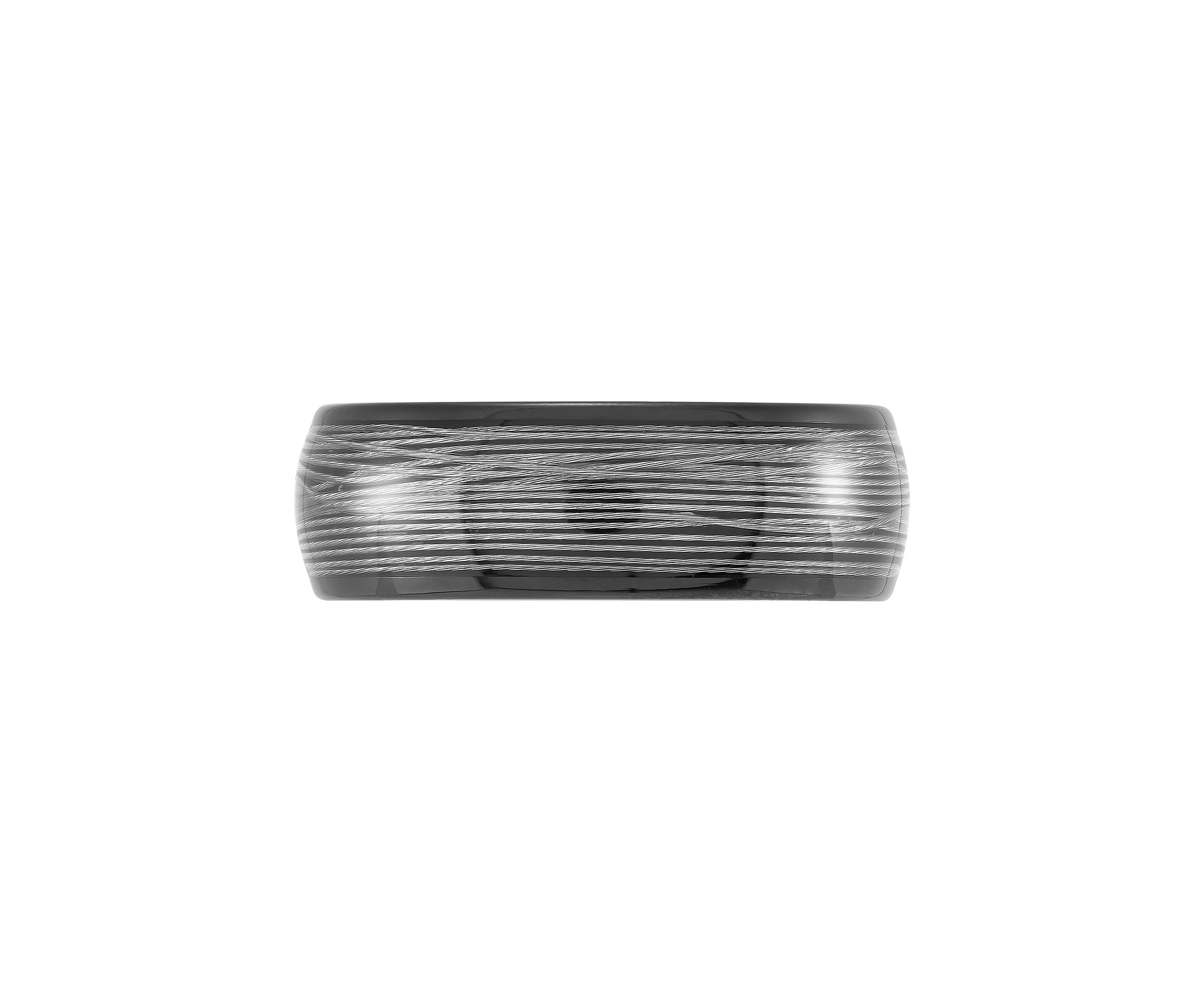 Mens Gray Steel Band in Tungsten 