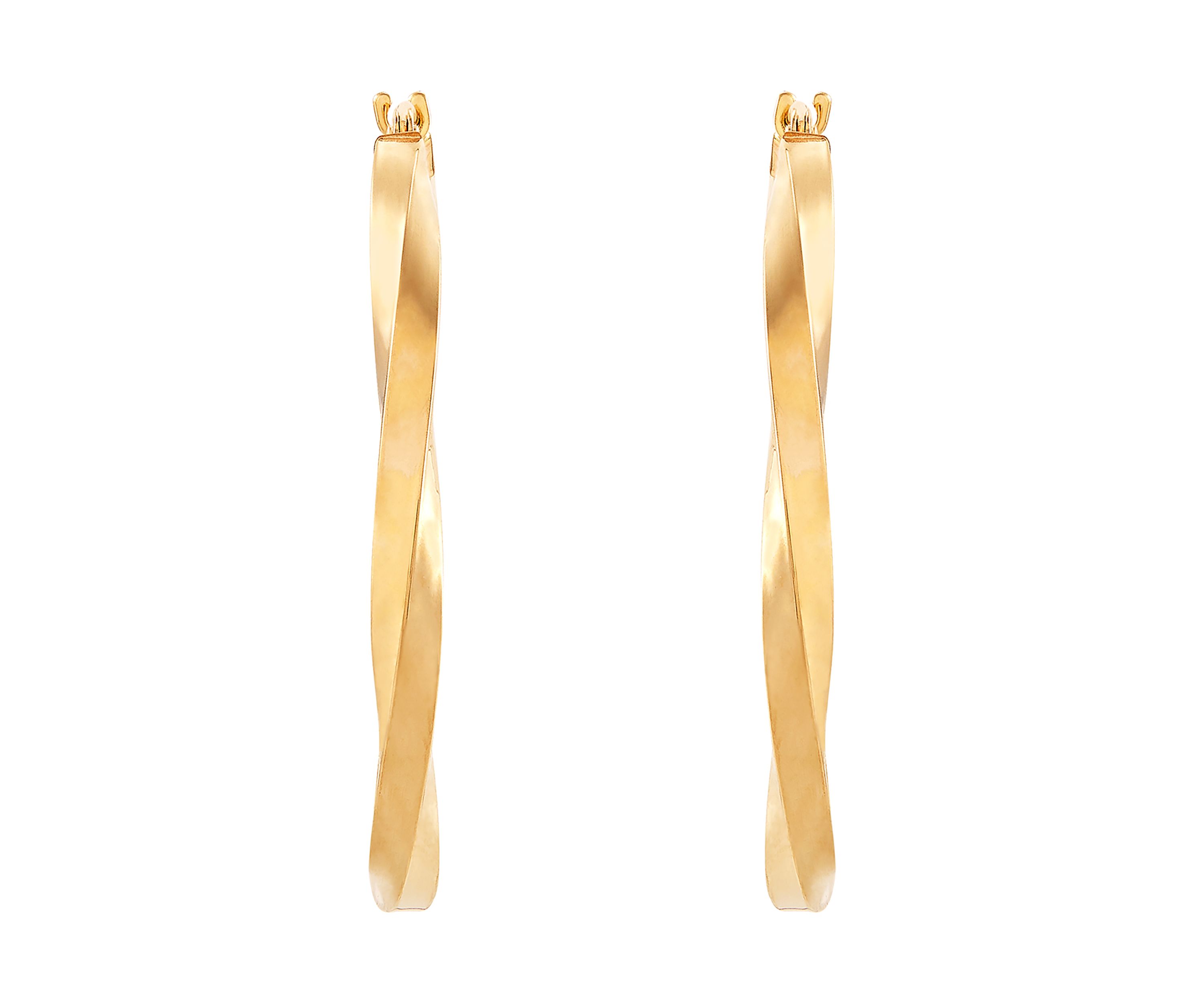 Hoop Earrings in 14K Yellow Gold