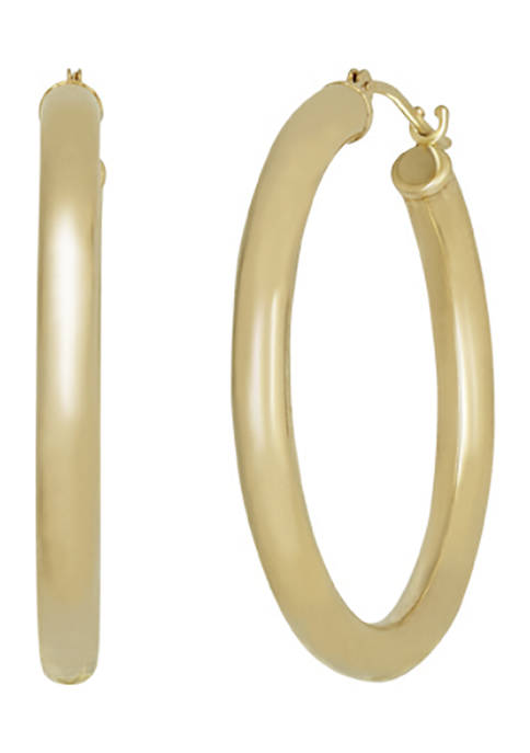 Hoop Earrings in 14K Rose Gold