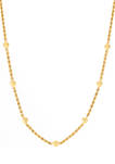 Rope Chain Necklace in 14K Yellow Gold