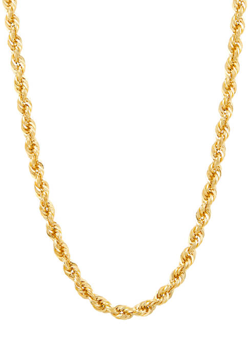 Belk & Co. 10K Yellow Gold Hollow Rope