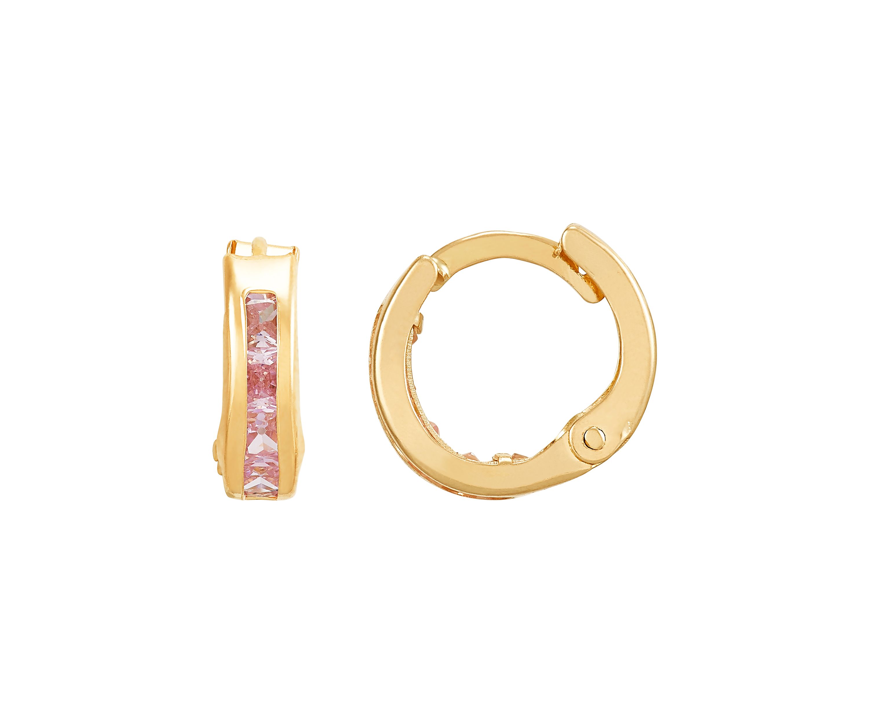 14K Yellow Gold Hoop Earrings