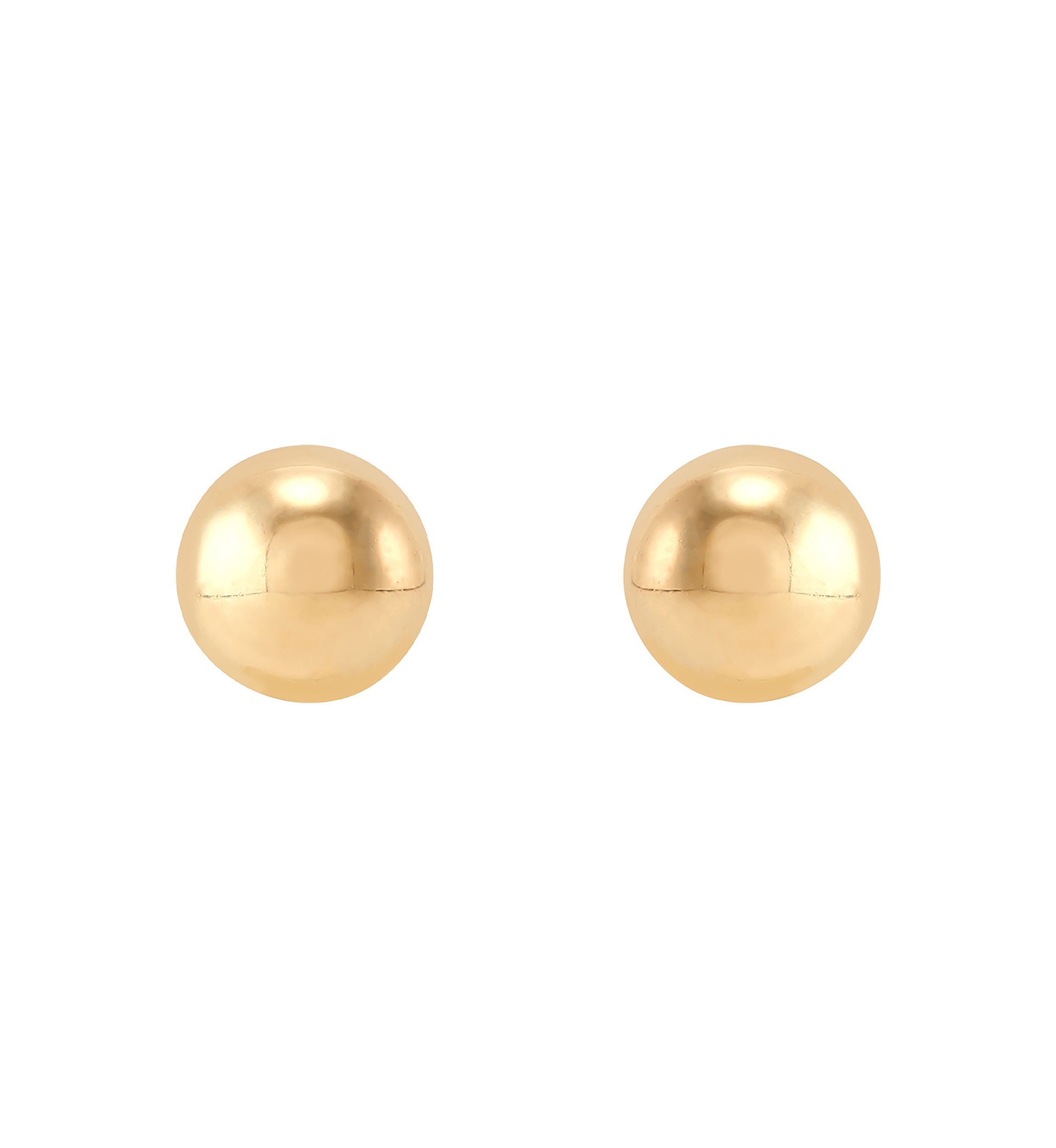 Ball Stud Earrings in 14K Yellow Gold