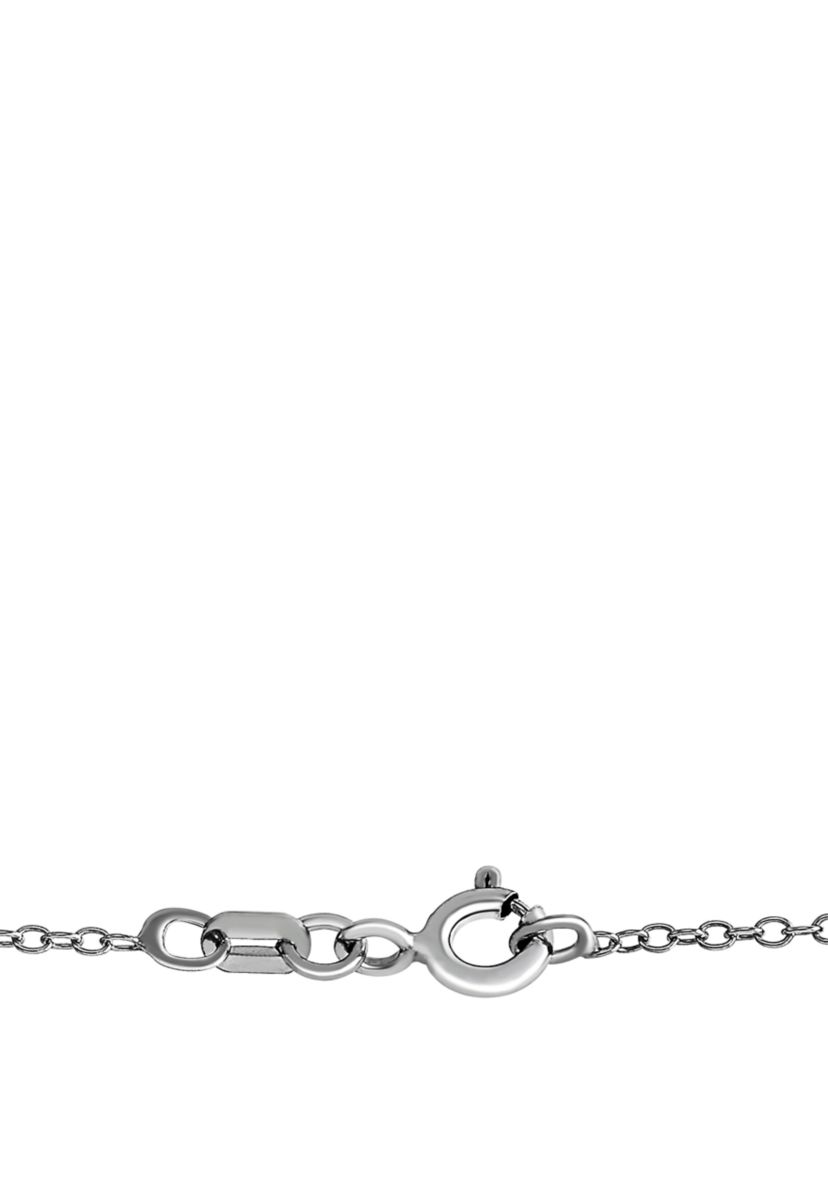 1/4 ct. t.w. Diamond Heart Pendant Necklace in Sterling Silver 