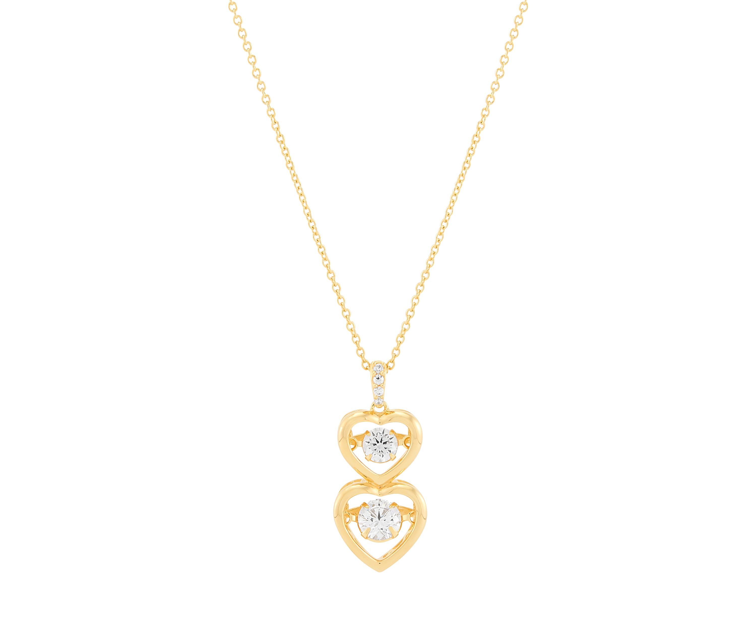 3/4 ct. t.w. Lab Grown Diamond Pendant Necklace with 18 Cable Chain in Gold Over Sterling Silver