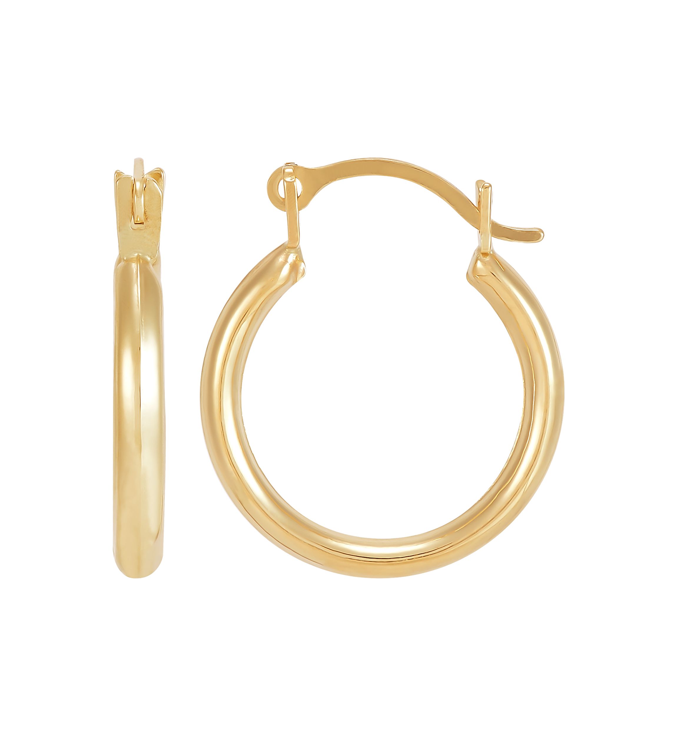  Huggie Hoops Earring in 10K Yellow Gold