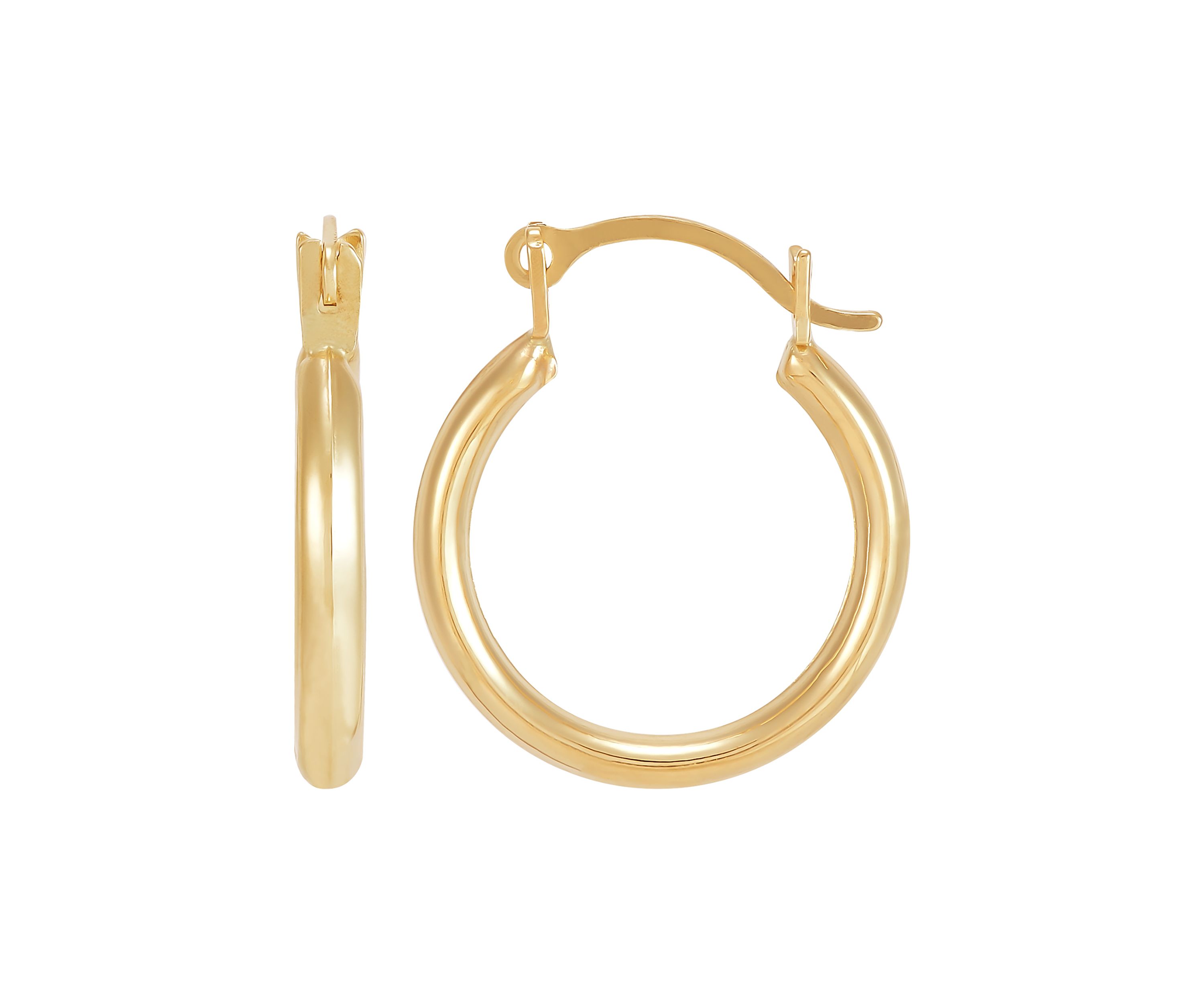  Huggie Hoops Earring in 10K Yellow Gold