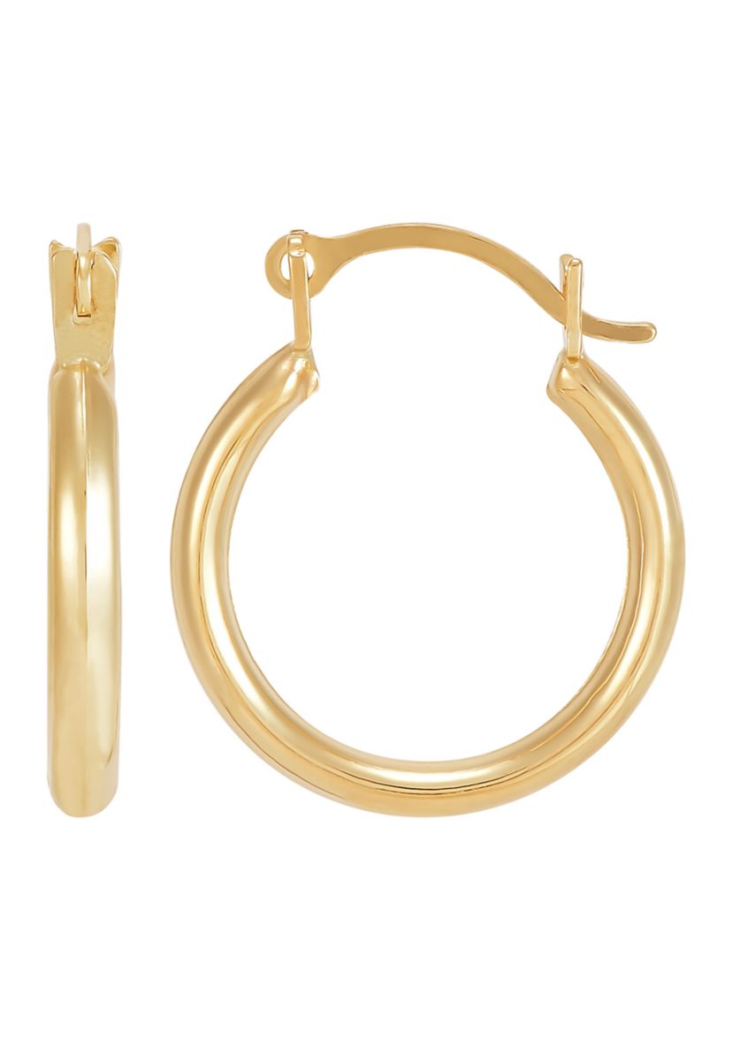  Huggie Hoops Earring in 10K Yellow Gold