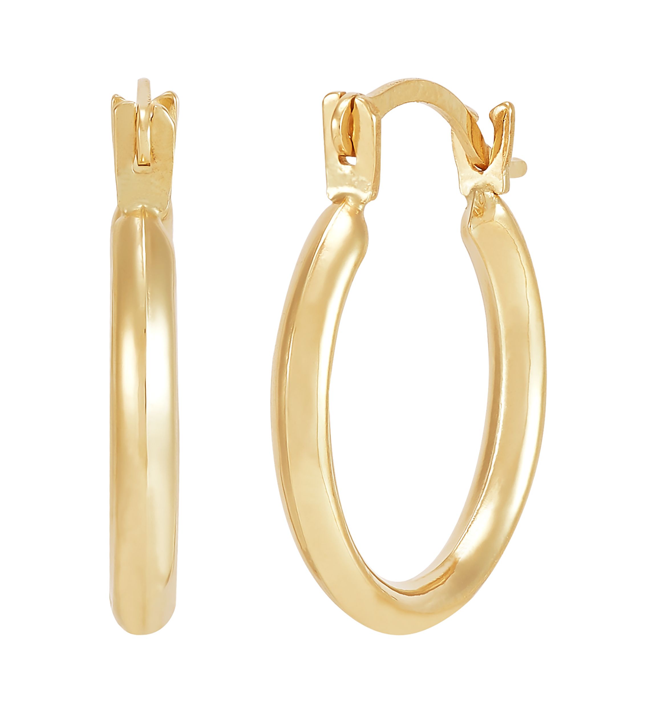  Huggie Hoops Earring in 10K Yellow Gold