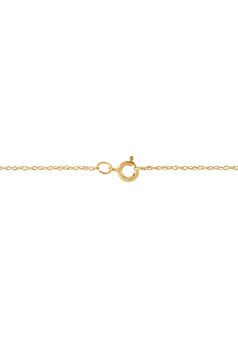 1.6 ct. t.w. Aquamarine Pendant Necklace in 10K Yellow Gold