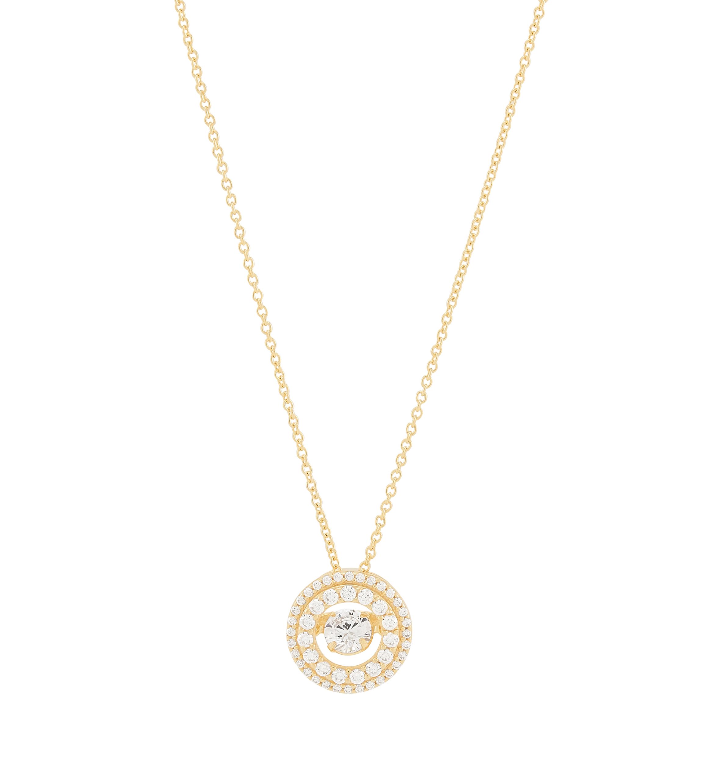 5/8 ct. t.w Lab Grown Diamond Pendant with 18" Cable Chain in Sterling Silver
